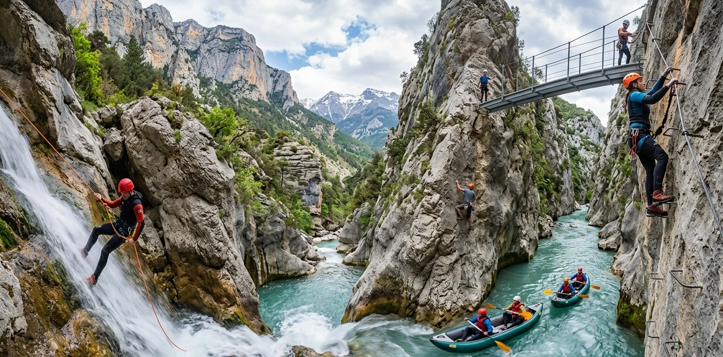 activité oudoor en Ariege pour illustrer le activité autour d'Ax les thermes et ses alentours